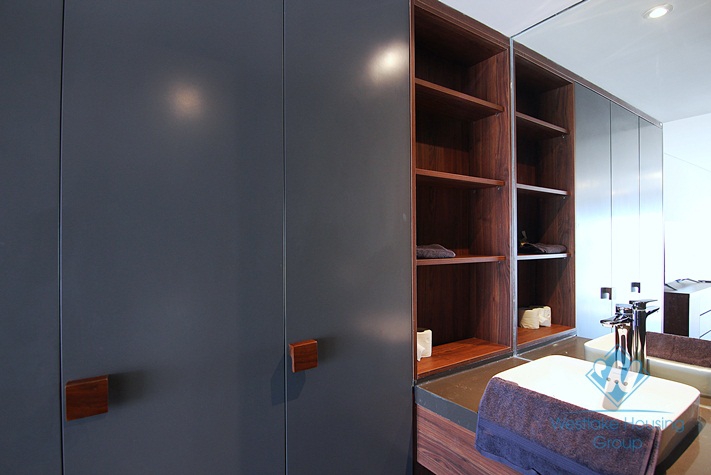 Luxury one bedroom apartment for rent in Pentstudio building, Tay Ho district, Ha Noi